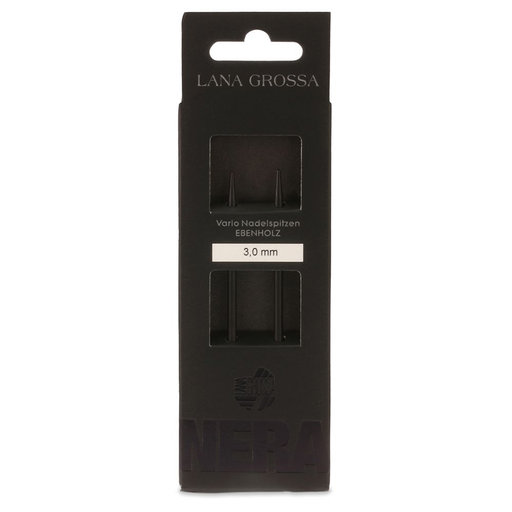 KnitPro lange spidser i ibenholt