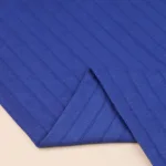 Mind The Maker | Organic Stripe Pointelle fv. cobalt blue