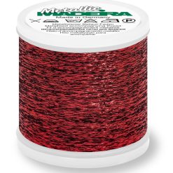 Madeira metallic effekt tråd i rød fv. 315