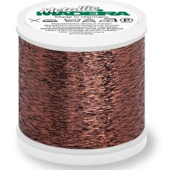 Madeira metallic effekt tråd i brun fv. 328