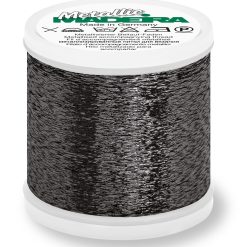 Madeira metallic effekt tråd i sort fv. 360