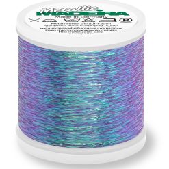 Madeira metallic effekt tråd i fluoricerende blå lilla fv. 401