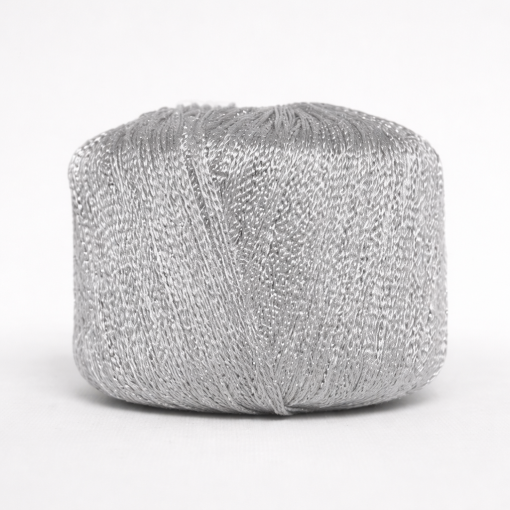 Hjertegarn | Lurex sølv