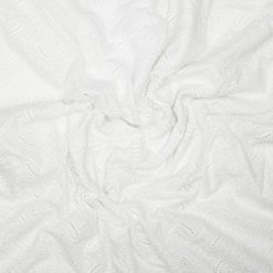 Hvid broderie anglaise fv. 40