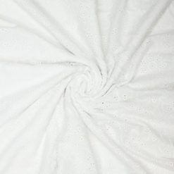 Hvid broderie anglaise fv. 20