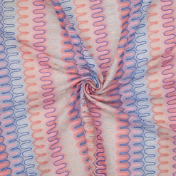 Strikket "hækleri" i multifarve