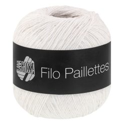 Filo Paillettes | Hvid fv. 01