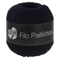 Filo Paillettes | Natblå fv. 15
