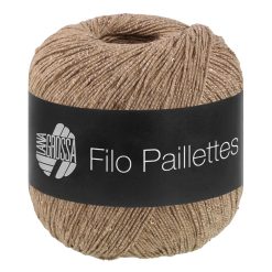 Filo Paillettes | Camel fv. 17
