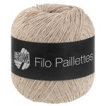 Filo Paillettes | Lysbeige fv. 18