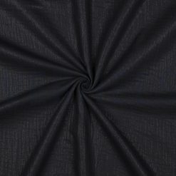 Sort double gauze med glimmer