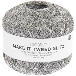 Rico Design | Make It Tweed Glitz - ecru