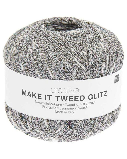 Rico Design | Make It Tweed Glitz - ecru