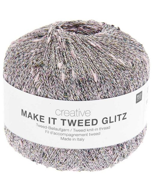 Rico Design | Make It Tweed Glitz - pink