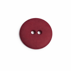 Knap 2/hul bordeaux 12.5 mm