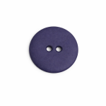 Knap 2/hul mørklilla 12.5 mm