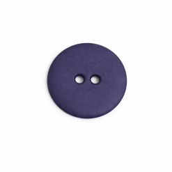 Knap 2/hul mørklilla 12.5 mm