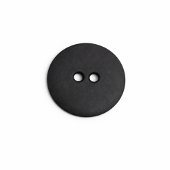 Knap 2/hul mørk marine blå 12.5 mm