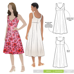 Style Arc | Sabrina Woven Dress str. 10-22 (EU 38 - 50)