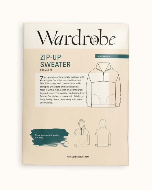 Wardrobe by Me | Zip-up Sweater str. 2XS - 4L