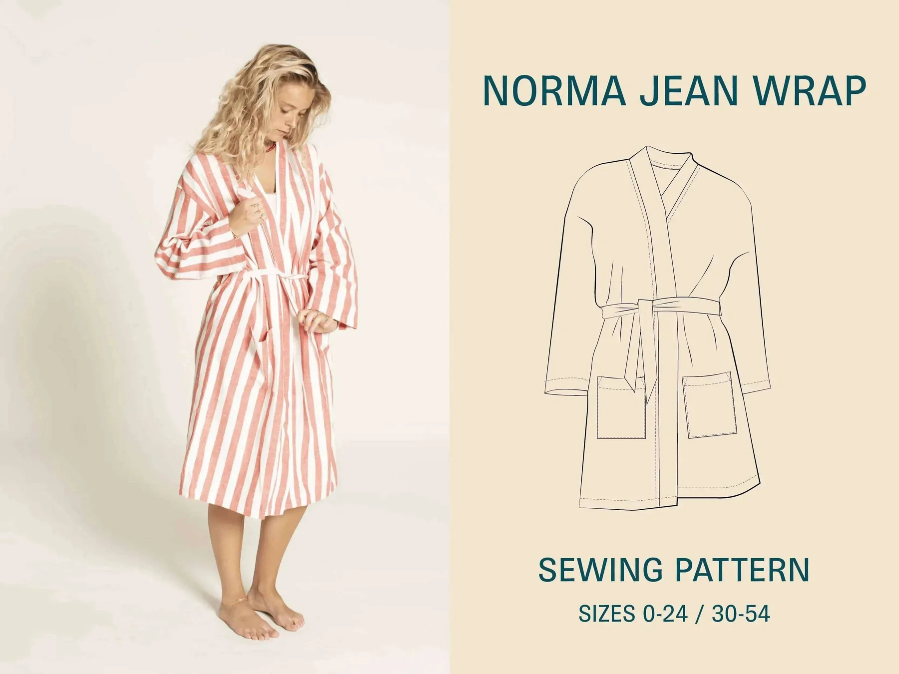 Wardrobe by Me | Norma Jean Wrap str. 30 - 54