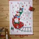 Julekalender broderikit - Rollercoaster 38x57 cm