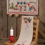 Julekalender broderikit - Nissekøkkenet 55x30 cm