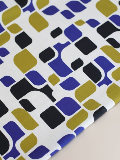 Mind the MAKER | cotton / linen print - Velvet Moss