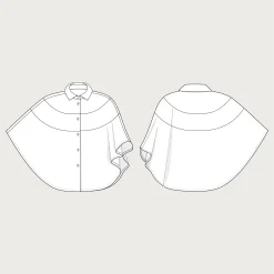 The Assembly Line | Poncho shirt XS-3XL