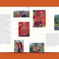 Tauko Magazine no 19 artikel med billeder af tøj og natur