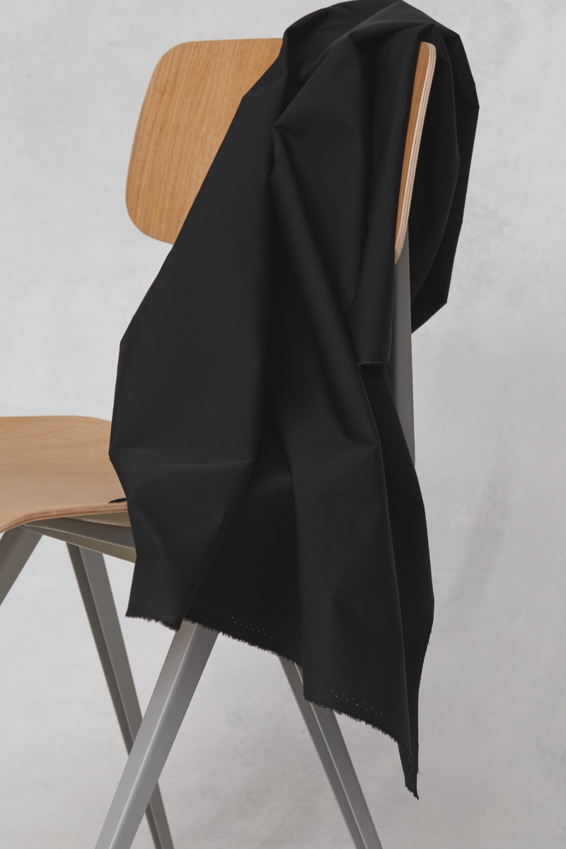 Mind The Maker | Organic Papertouch Cotton Poplin fv. black