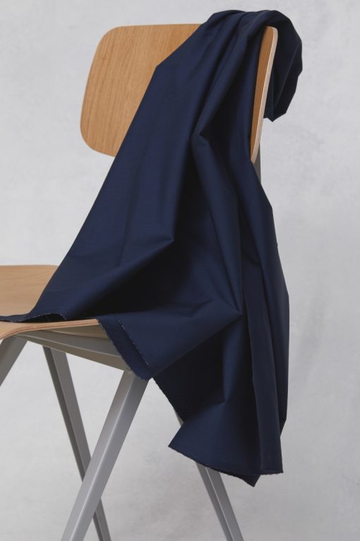 Mind The Maker | Organic Papertouch Cotton Poplin fv. Indigo night