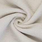 Hvid boucle dekostof