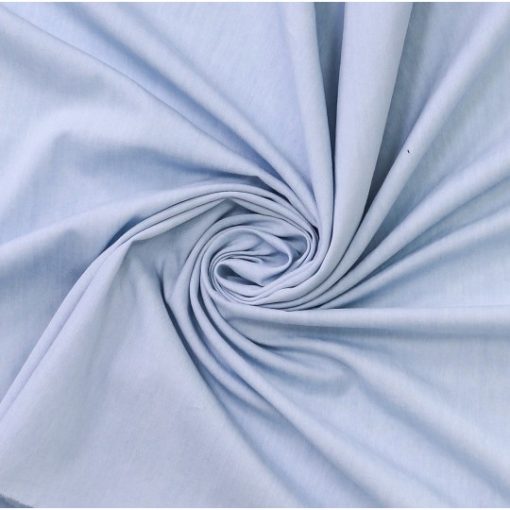 Vævet bomulds chambray fv. bleached very light 799