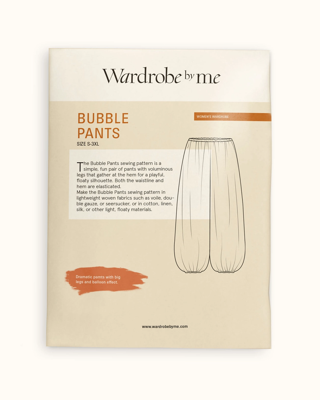 Wardrobe by Me | Bubble pants str. S-3XL