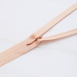 MTM usynlig lynlås 30 cm - fv. rose