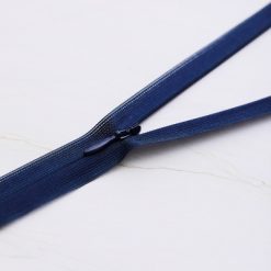 MTM usynlig lynlås 60 cm - fv. cobalt blue