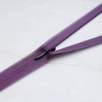 MTM usynlig lynlås 60 cm - fv. plum