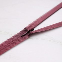 MTM usynlig lynlås 60 cm - fv. rosewood