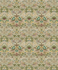 Morris & Co | Mini Strawberry Thief - oldgold