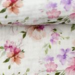Double gauze med print