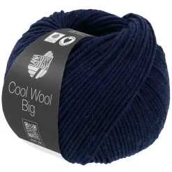 Cool Wool Big Melangé | Natblå fv. 1694