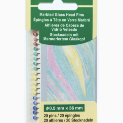 Clover | Marmoreret glas knappenål