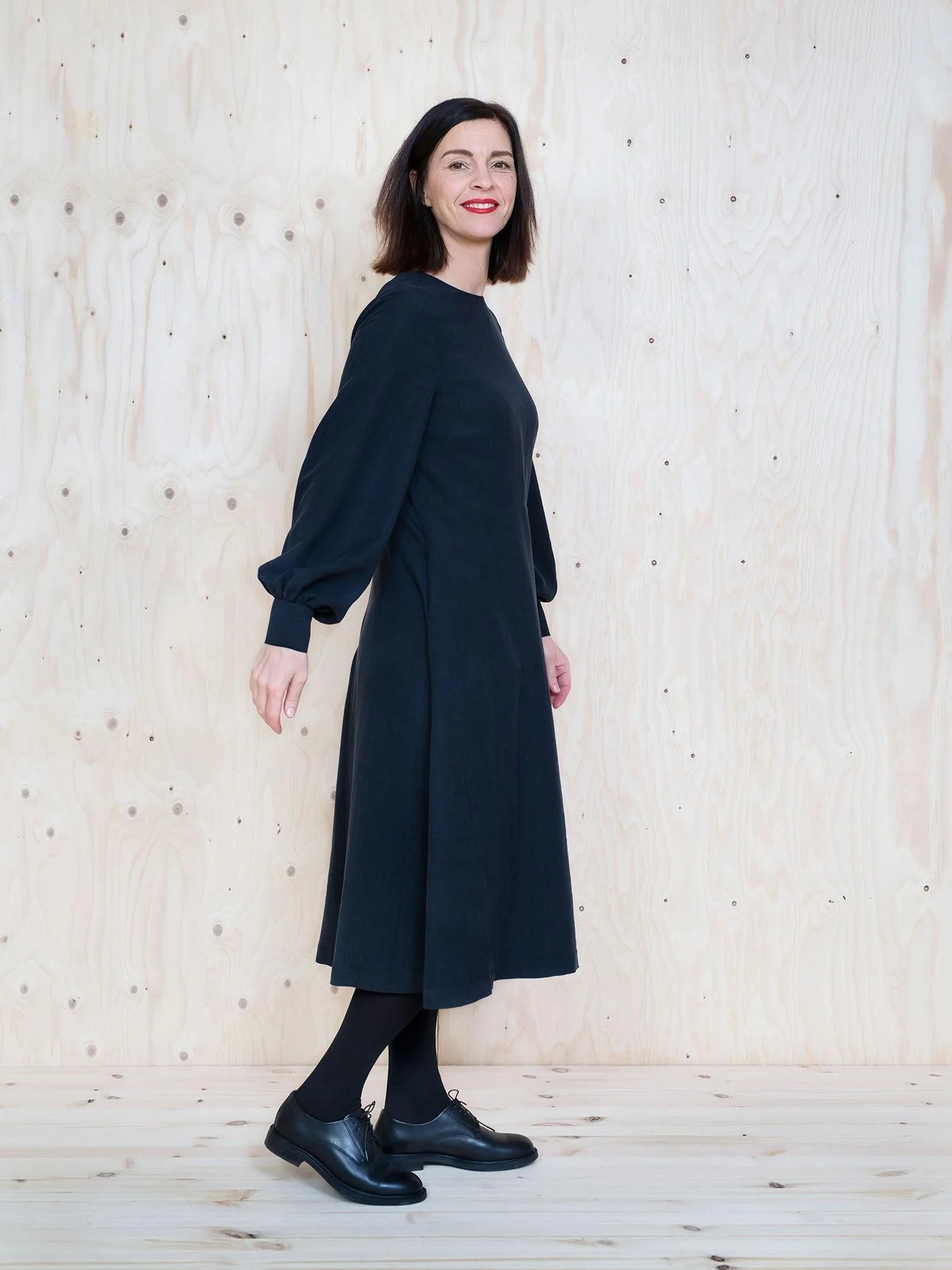 The Assembly Line | Multi-sleeve midi dress XS-3XL