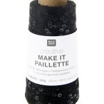 Rico Design | Creative Make It Paillette fv. 006 Black matt