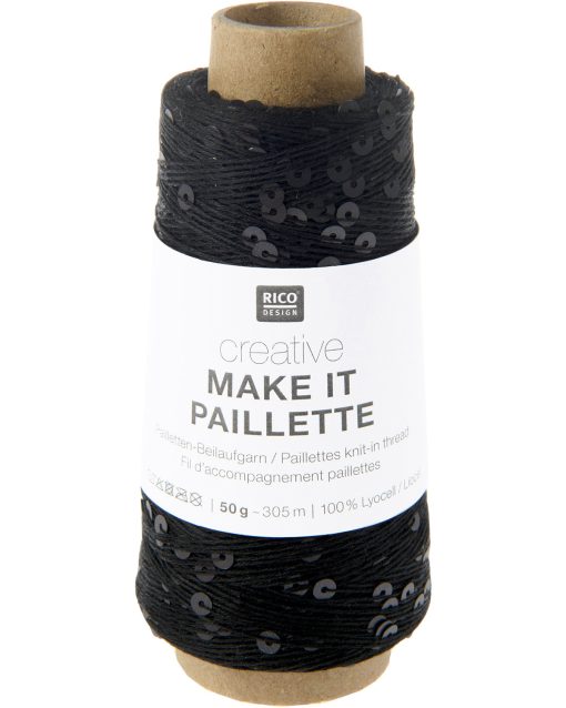 Rico Design | Creative Make It Paillette fv. 006 Black matt