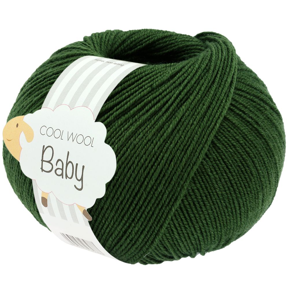 Cool Wool Baby | Mørkegrøn fv. 336