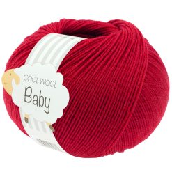 Cool Wool Baby | Kirsebær-rød fv. 343