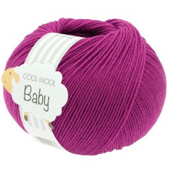 Cool Wool Baby | Rød-violet fv. 345