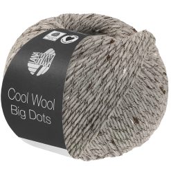 Cool Wool Big Dots | Lysgrå fv. 109